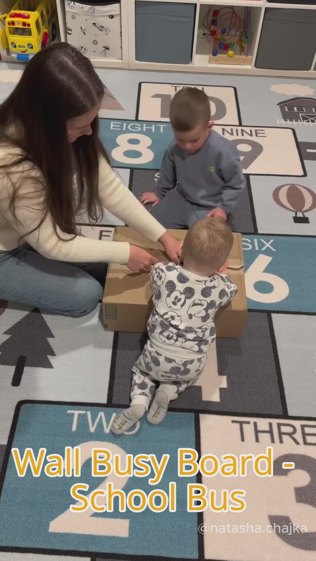 Giggle- BlueWood® Busy Board *Bus